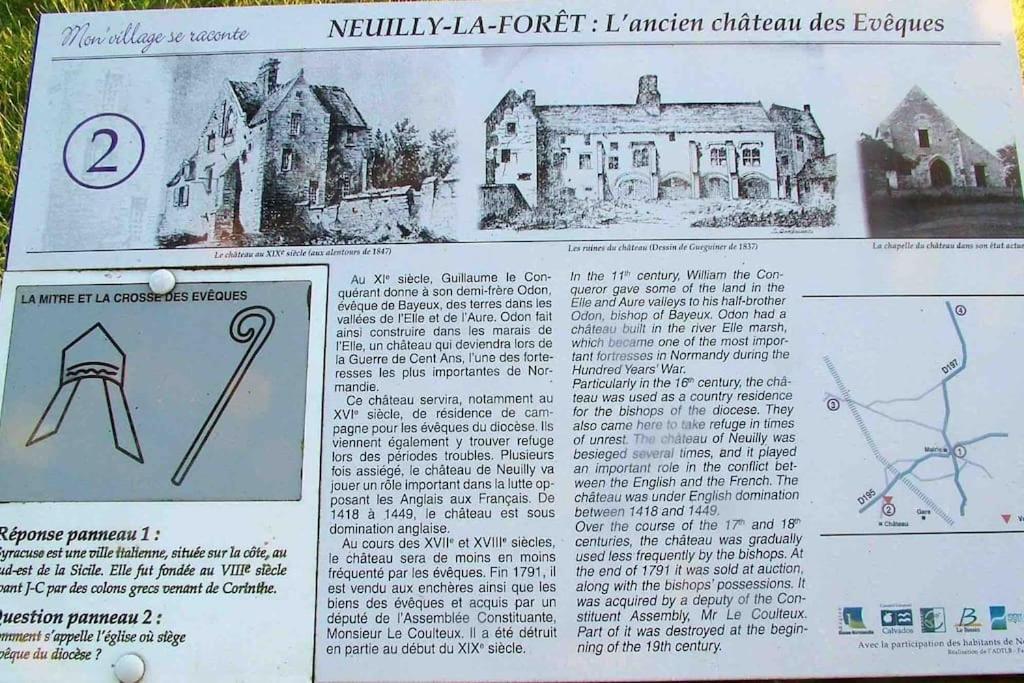 Willa Le Chateau De Neuilly La Foret Isigny-sur-Mer Zewnętrze zdjęcie